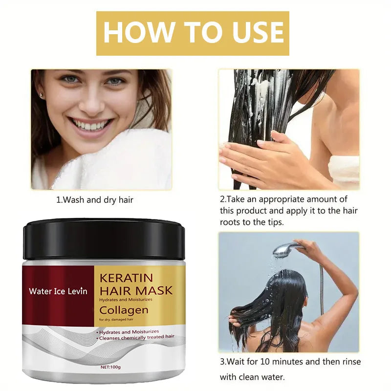 Revitalizing Collagen Keratin Hair Mask