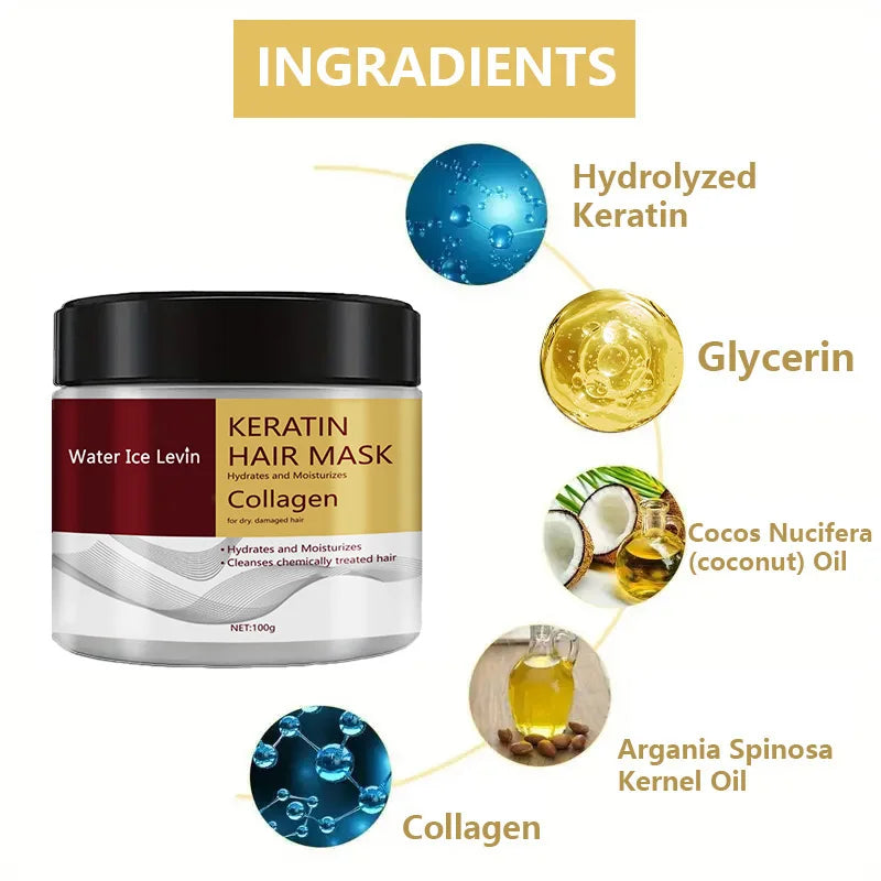 Revitalizing Collagen Keratin Hair Mask